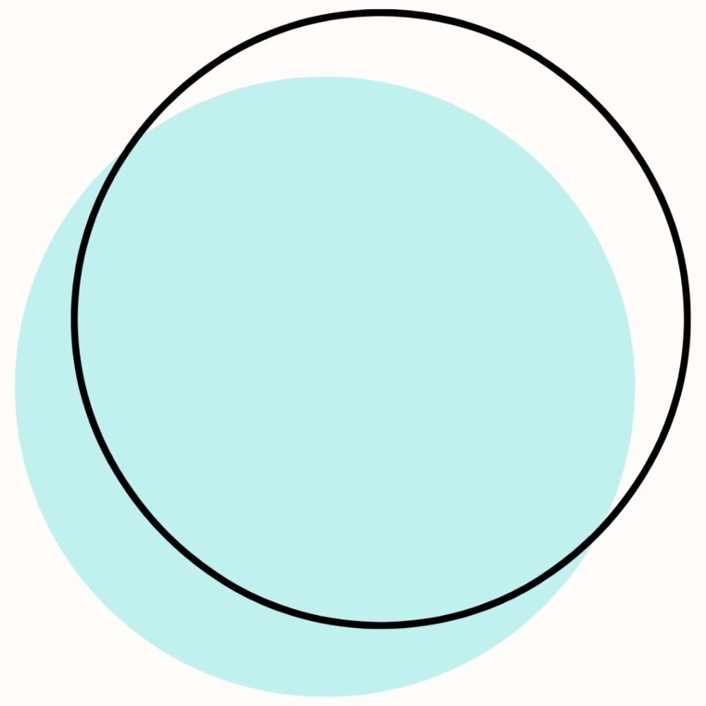 Rond bleu symbolisant la valeur de solidarité de ada l'Académie des Autonomes