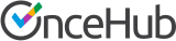 logo OnceHub logiciel US pour prise de rendez-vous avec clients