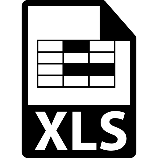 Fichier Excel icône