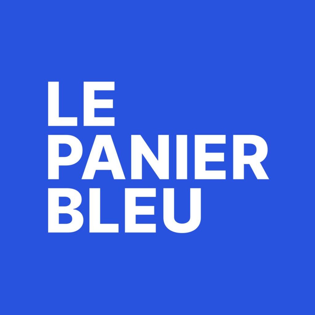 Logo Le panier bleu site achat en ligne du gouvernement québécois pour entreprise Québec Montréal Laval Terrebonne