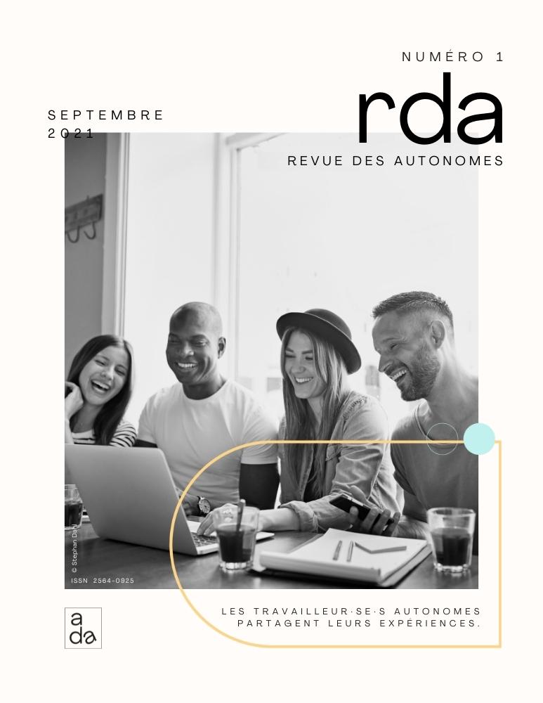 Couverture RDA n.1 Partage expérience travailleur·se·s autonomes Sept. 2021